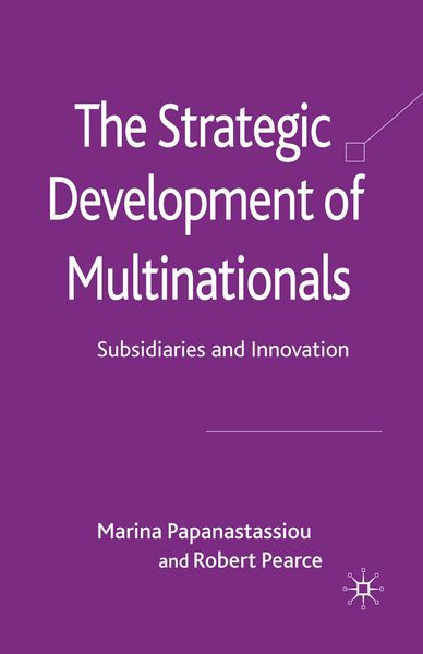 Produktbild: The Strategic Development of Multinationals