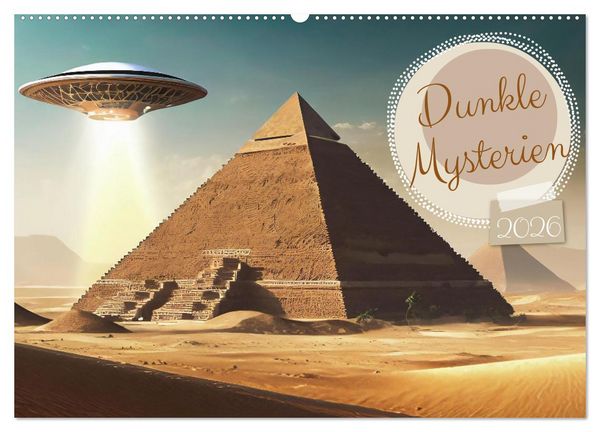 Produktbild: Dunkle Mysterien (Wandkalender 2026 DIN A2 quer), CALVENDO Monatskalender