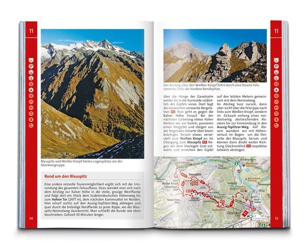 Produktbild: KOMPASS Wanderf&uuml;hrer Osttirol, Venediger- und Glocknergruppe, Defereggental, Lienzer Dolomiten, 50 Touren