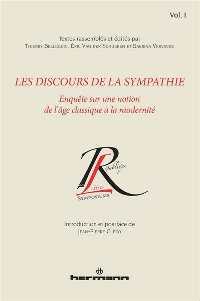 Produktbild: Les discours de la sympathie, vol.1