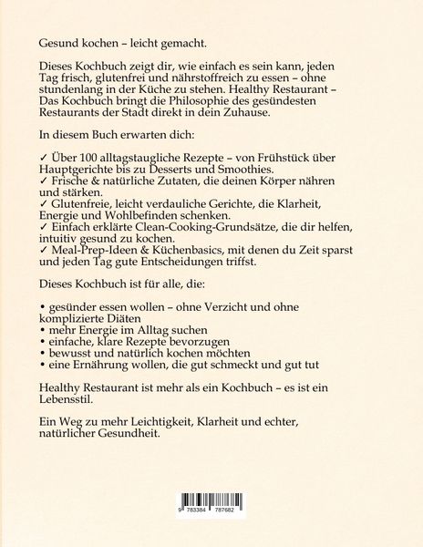Produktbild: Mikulaschek, D: Healthy Restaurant - Das Kochbuch