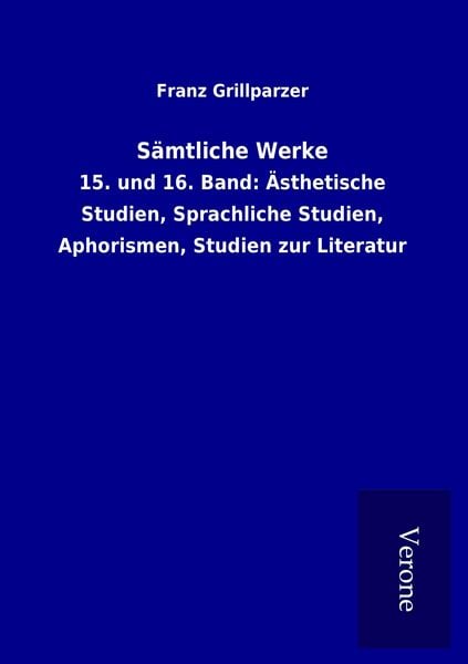 Produktbild: S&auml;mtliche Werke