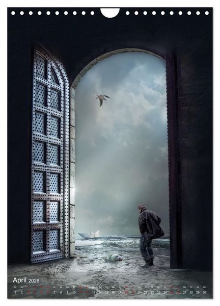 Produktbild: Hinter dem Horizont im Reich der Fantasie (Wandkalender 2026 DIN A4 hoch), CALVENDO Monatskalender