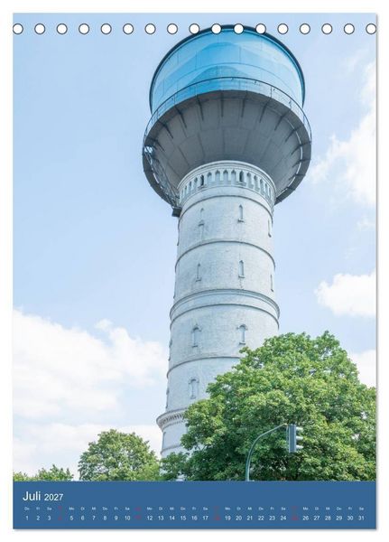 Produktbild: Wassert&uuml;rme im Ruhrgebiet (Tischkalender 2027 DIN A5 hoch), CALVENDO Monatskalender