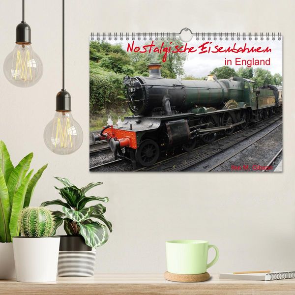 Produktbild: Nostalgische Eisenbahnen Englands (Wandkalender 2026 DIN A4 quer), CALVENDO Monatskalender
