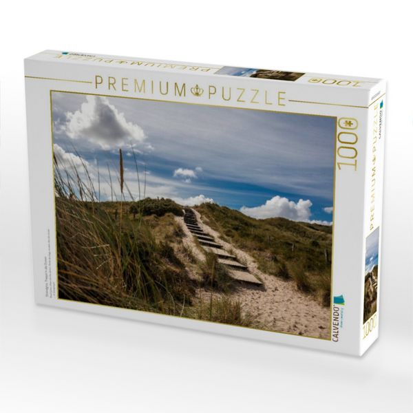 Produktbild: CALVENDO Puzzle Strandgras, Treppe in die D&uuml;nen | 1000 Teile Lege-Gr&ouml;&szlig;e 64x48cm Foto-Puzzle f&uuml;r gl&uuml;ckliche Stunden