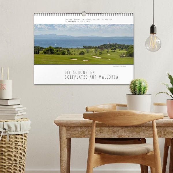 Produktbild: Emotionale Momente: Die sch&ouml;nsten Golfpl&auml;tze auf Mallorca. (Wandkalender 2026 DIN A3 quer), CALVENDO Monatskalender