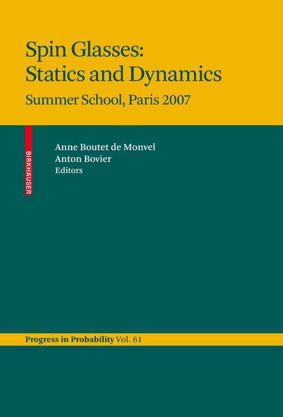 Produktbild: Spin Glasses: Statics and Dynamics