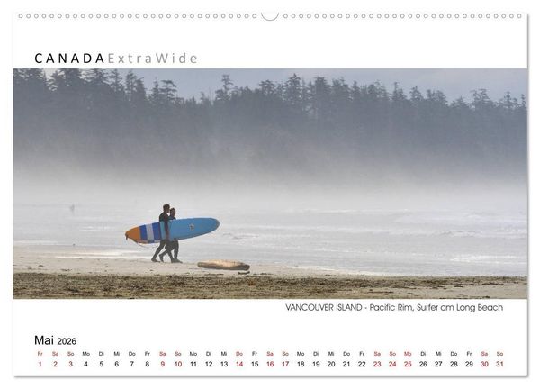 Produktbild: Vancouver Island Panoramabilder (Wandkalender 2026 DIN A2 quer), CALVENDO Monatskalender