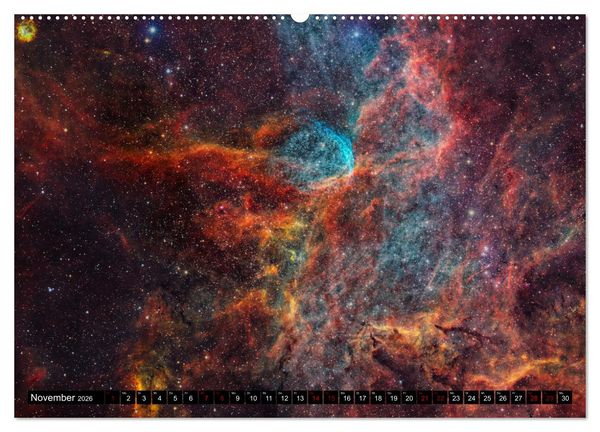 Produktbild: Deepsky 2026 (Wandkalender 2026 DIN A2 quer), CALVENDO Monatskalender