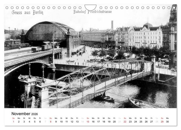 Produktbild: Gr&uuml;&szlig;e aus dem alten Berlin (Wandkalender 2026 DIN A4 quer), CALVENDO Monatskalender