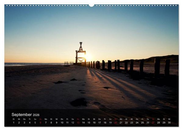 Produktbild: Wangerooge &ndash; Eine Perle in der Nordsee. (Wandkalender 2026 DIN A2 quer), CALVENDO Monatskalender