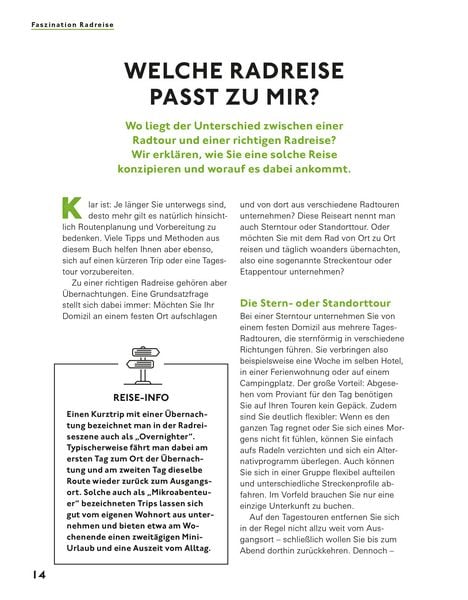 Produktbild: Radreisen mit dem E-Bike