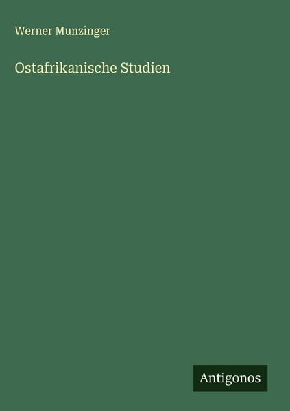 Produktbild: Ostafrikanische Studien