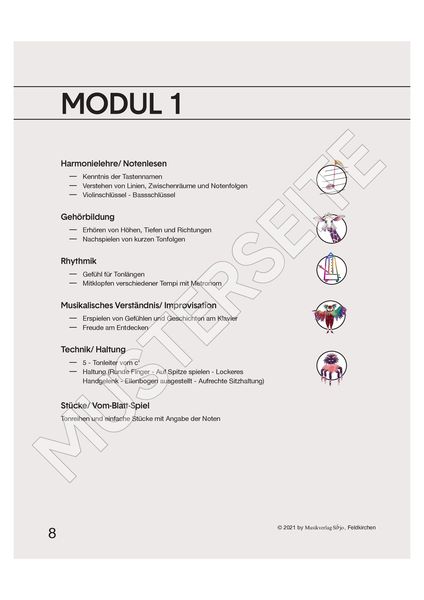 Produktbild: Klavierschule OH! Modul 1
