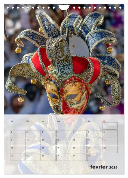 Produktbild: Italie - Des Dolomites &agrave; la c&ocirc;te amalfitaine (Calendrier mural 2026 DIN A4 horizontal), CALVENDO calendrier mensuel