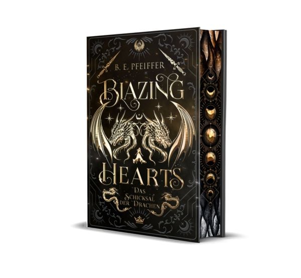 Blazing Hearts - Das Schicksal der Drachen, Gebundene Ausgabe von B.E. Pfeiffer,Hannah Sternjakob, WunderZeilen Verlag