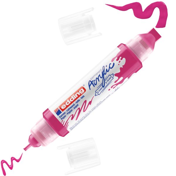 Produktbild: edding Acryl Double Liner 5400 telemagenta 2-3mm/5-10mm