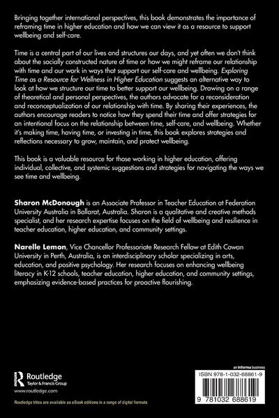Produktbild: Exploring Time as a Resource for Wellness in Higher Education