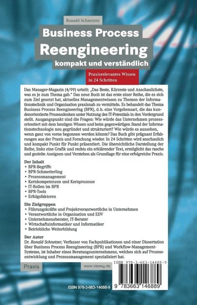 Produktbild: Business Process Reengineering kompakt und verst&auml;ndlich
