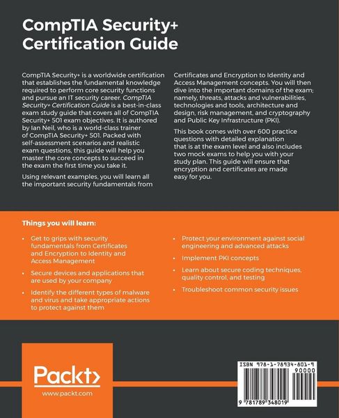 Produktbild: CompTIA Security+ Certification Guide