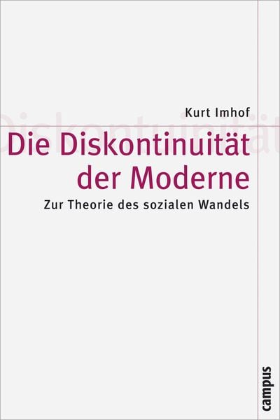 Produktbild: Die Diskontinuit&auml;t der Moderne