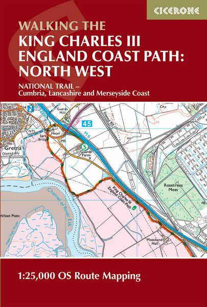 Produktbild: Walking the King Charles III England Coast Path: North West - Cumbria Map Booklet