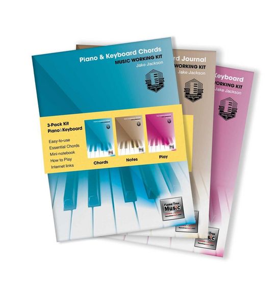 Produktbild: 3-Book Music Working Kit for Piano & Keyboard