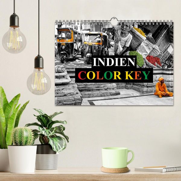 Produktbild: Indien Colorkey (Wandkalender 2026 DIN A4 quer), CALVENDO Monatskalender