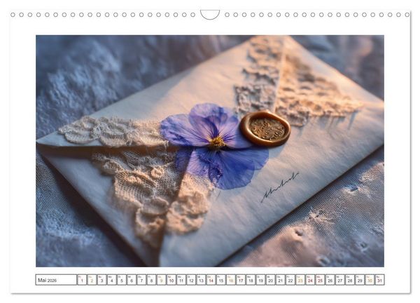 Produktbild: Zeitgefl&uuml;ster (Wandkalender 2026 DIN A3 quer), CALVENDO Monatskalender
