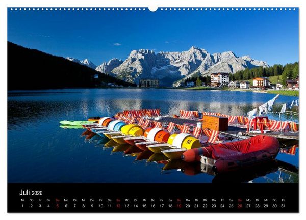 Produktbild: Ladinien - Wo S&uuml;dtirol am sch&ouml;nsten ist (Wandkalender 2026 DIN A2 quer), CALVENDO Monatskalender