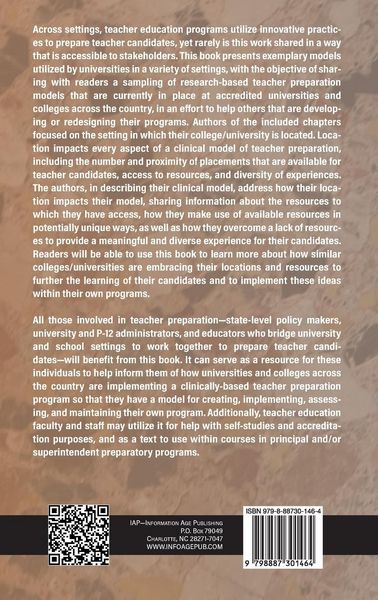 Produktbild: Exemplary Clinical Models of Teacher Education
