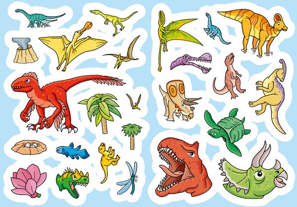 Produktbild: Mein Sticker-Malbuch. Dinosaurier