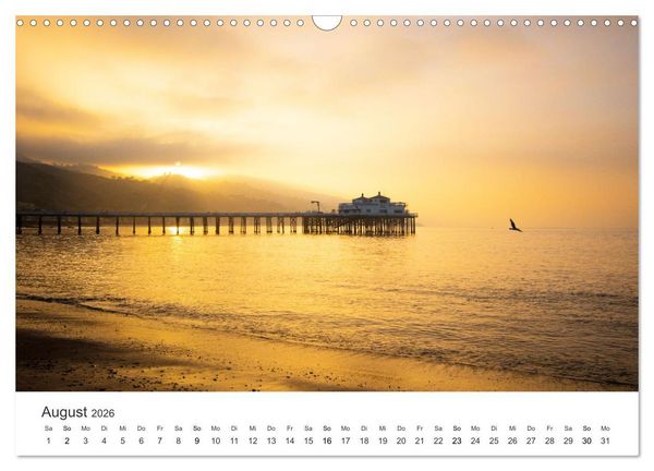 Produktbild: Am Strand von Malibu (Wandkalender 2026 DIN A3 quer), CALVENDO Monatskalender