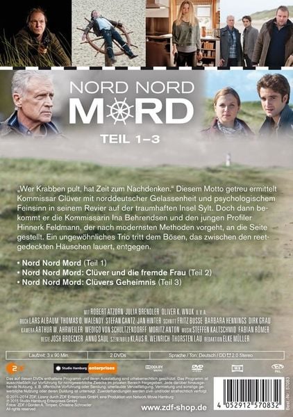 Produktbild: Nord Nord Mord - Teil 1-3 [2 DVDs]