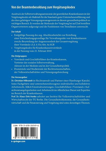Produktbild: Von der Beamtenbesoldung zum Verg&uuml;tungskodex