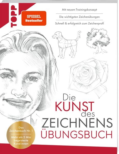 Produktbild: Die Kunst des Zeichnens Übungsbuch. Mit neuem Trainingskonzept