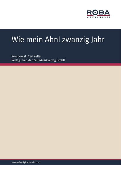 Produktbild: Wie mein Ahnl zwanzig Jahr