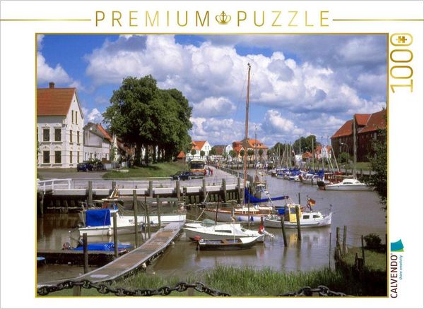 CALVENDO Puzzle Fischerhafen Tönning | 1000 Teile Lege-Größe 64x48cm Foto-Puzzle für glückliche Stunden