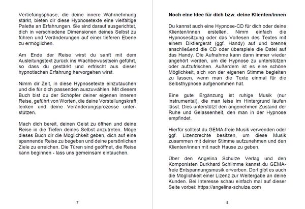 Produktbild: Hypnosetexte zum Vorlesen und selber Zusammenstellen 3