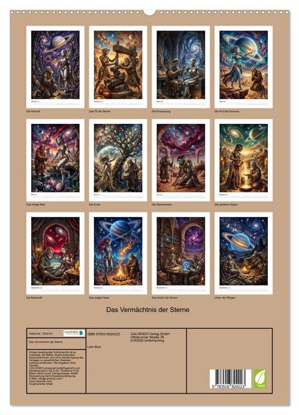 Produktbild: Das Verm&auml;chtnis der Sterne (hochwertiger Premium Wandkalender 2027 DIN A2 hoch), Kunstdruck in Hochglanz