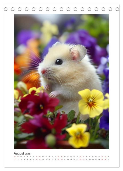 Produktbild: Goldhamster Geschichten (Tischkalender 2026 DIN A5 hoch), CALVENDO Monatskalender