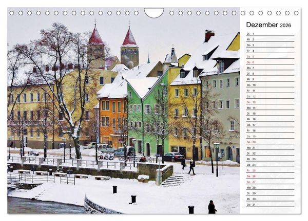 Produktbild: Die Farben von REGENSBURG (Wandkalender 2026 DIN A4 quer), CALVENDO Monatskalender