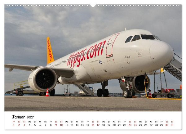 Produktbild: Ein Jahr in der Welt der Luftfahrt (hochwertiger Premium Wandkalender 2027 DIN A2 quer), Kunstdruck in Hochglanz