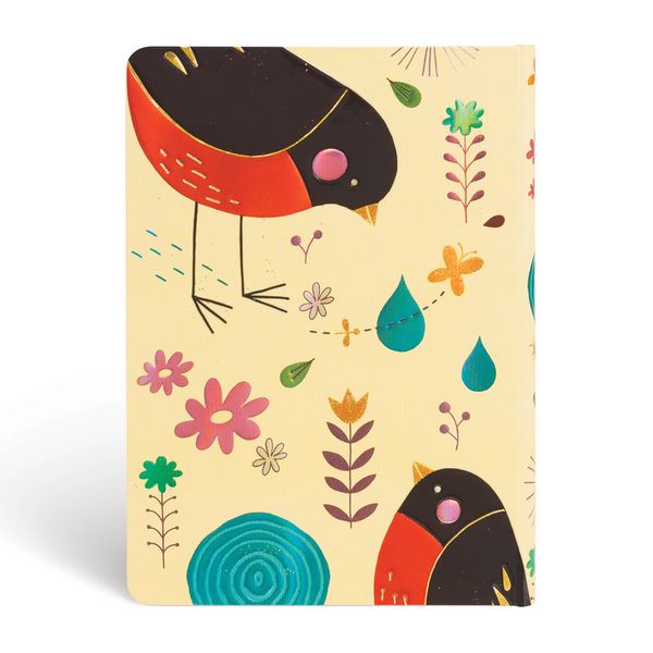 Produktbild: Hardcover Notizbuch Mutter Rotkehlchen, Midi, Liniert