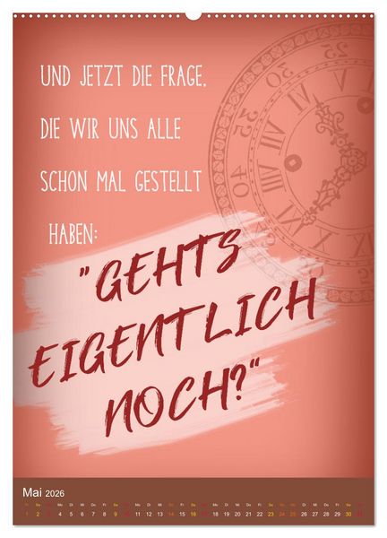 Produktbild: B&uuml;ro und so ... (Wandkalender 2026 DIN A2 hoch), CALVENDO Monatskalender