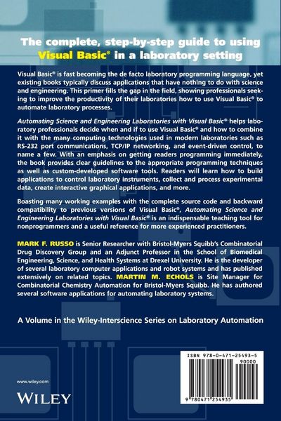Produktbild: Automating Science and Engineering Laboratories with Visual Basic