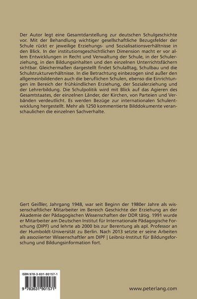 Produktbild: Schulgeschichte in Deutschland