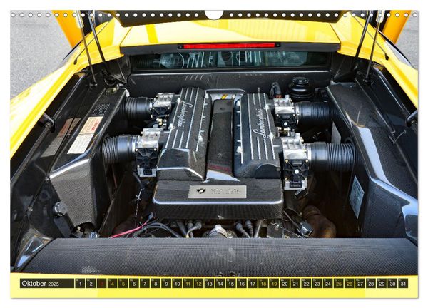 Produktbild: DER GELBE STIER - Lamborghini Murci&eacute;lago (Wandkalender 2025 DIN A3 quer), CALVENDO Monatskalender
