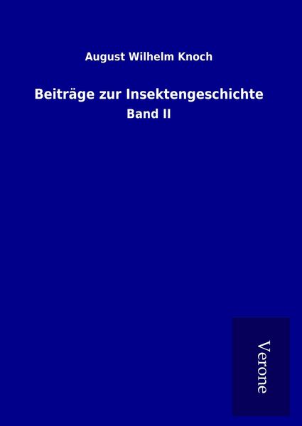 Produktbild: Beitr&auml;ge zur Insektengeschichte